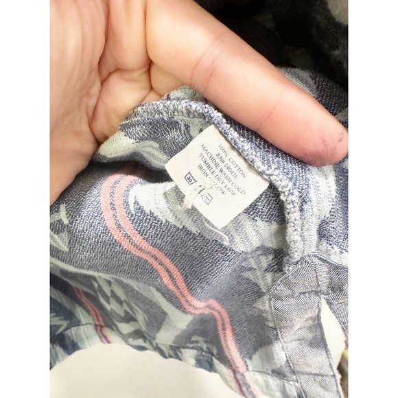 Faherty Womens Blanket Stripe Soft Flannel Navajo Sunbeam Baja Hoodie Small - Picture 4 of 5